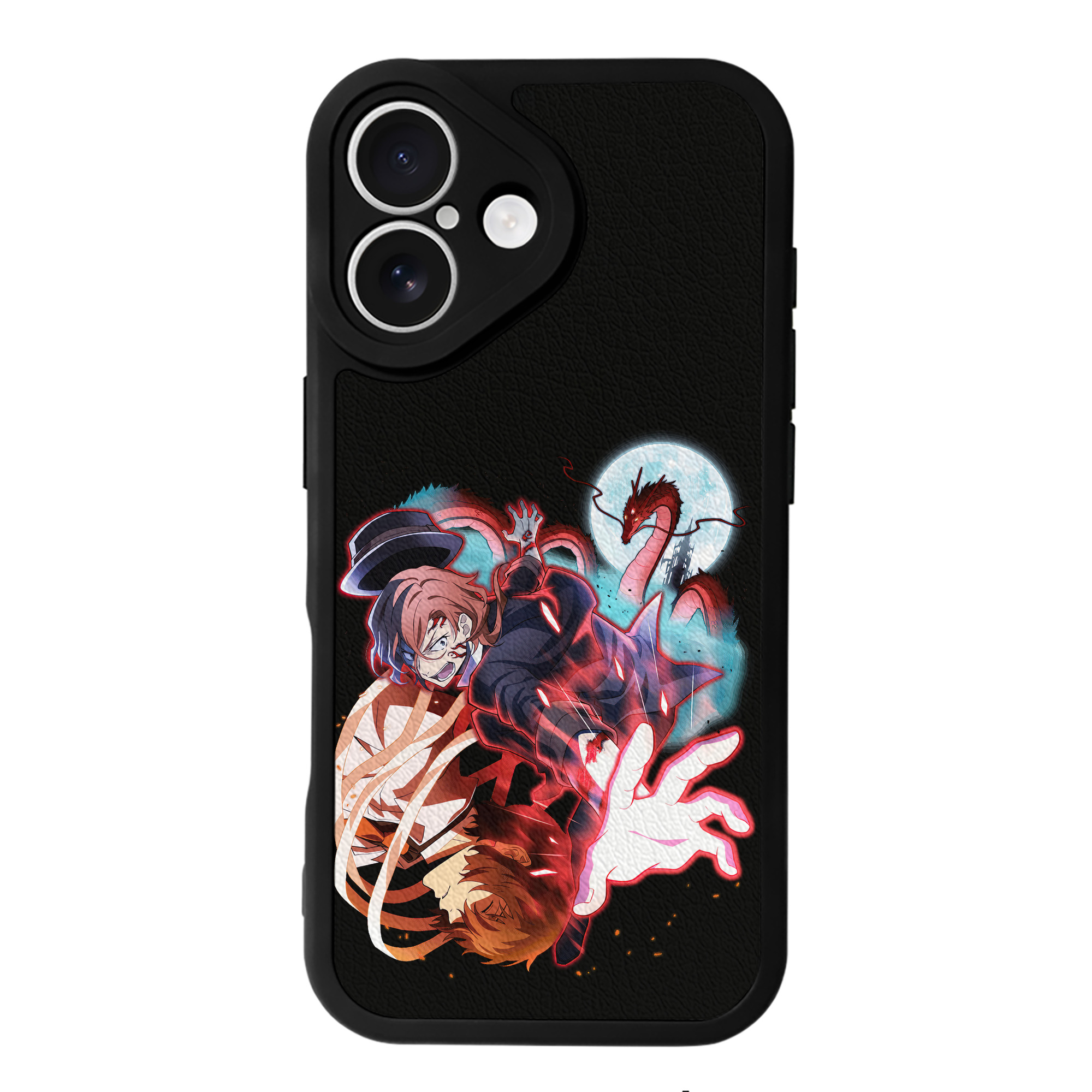 （画像用） 文豪ストレイドッグス Bungo Stray Dogs 【iPhone 16シリーズ対応】シリコンスマホケース（レザー調） 材質：シリコン